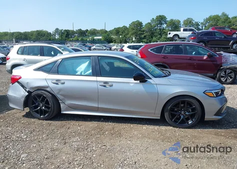 2024 Honda Civic Sport из США, поврежденный, VIN 2HGFE2F59RH533727